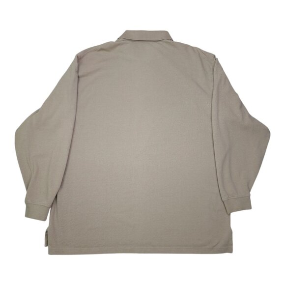 5.11 Tactical Series Long Sleeve Polo Shirt X-Large Beige 100% Cotton - Picture 2 of 5